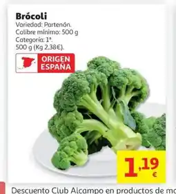 Alcampo Brócoli oferta
