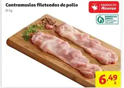 Alcampo Contramuslos fileteados de pollo oferta