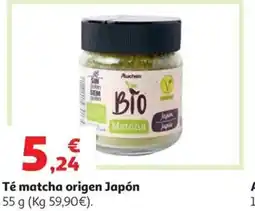 Alcampo Té matcha origen Japón oferta