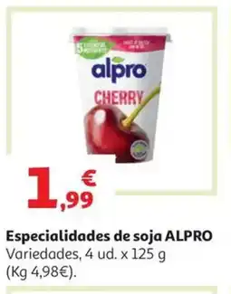 Alcampo ALPRO Especialidades de soja oferta