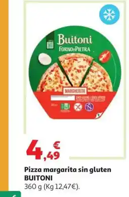 Alcampo BUITONI Pizza margarita sin gluten oferta