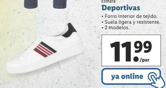 Lidl Deportivas mujer esmara oferta