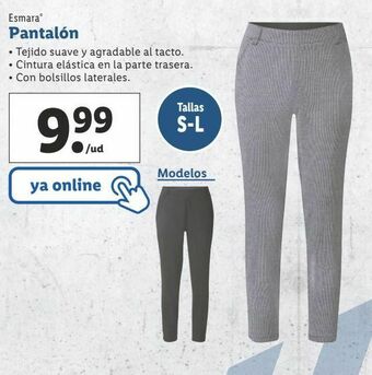 Lidl Pantalones esmara oferta