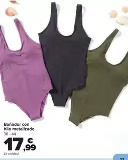 Carrefour Bañador con hilo metalizado oferta