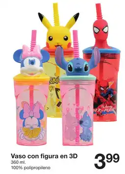 Zeeman Vaso con figura en 3D oferta