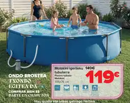Carrefour Molokini igerileku tubularra Piscina tubular Molokini oferta