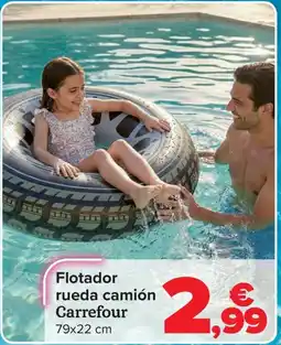 Carrefour Flotador rueda camión Carrefour oferta