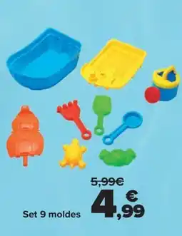 Carrefour Set 9 moldes oferta
