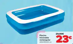 Carrefour Piscina hinchable rectangular oferta