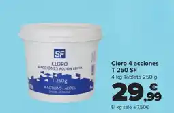 Carrefour SF Cloro 4 acciones T 250 oferta