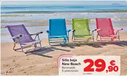 Carrefour Silla baja New Beach oferta