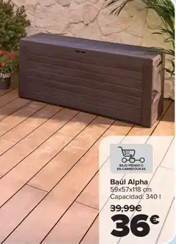 Carrefour Baúl Alpha oferta