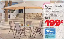Carrefour Conjunto rectangular Málaga oferta