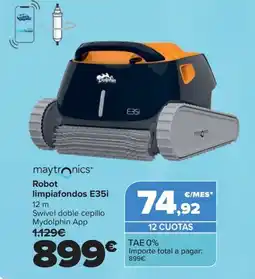 Carrefour Robot limpiafondos E35i oferta