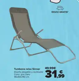 Carrefour Tumbona relax Sinner oferta
