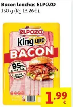 Alcampo ELPOZO Bacon lonchas oferta