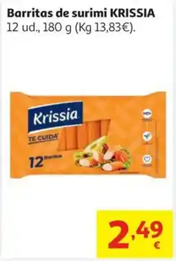 Alcampo KRISSIA Barritas de surimi oferta