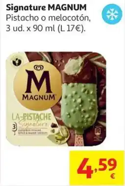 Alcampo MAGNUM Signature Pistacho o melocotón oferta