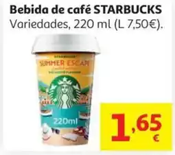 Alcampo STARBUCKS Bebida de café oferta