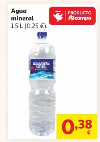 Alcampo Agua mineral oferta
