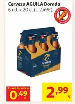 Alcampo AGUILA Cerveza Dorada oferta