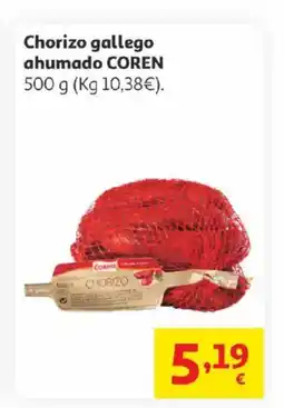 Alcampo COREN Chorizo gallego ahumado oferta