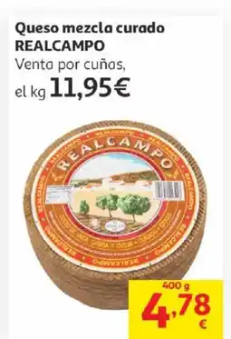 Alcampo REALCAMPO Queso mezcla curado oferta