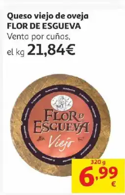 Alcampo FLOR DE ESGUEVA Queso viejo de oveja oferta