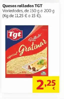 Alcampo TGT Quesos rallados oferta