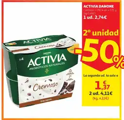 Alcampo ACTIVIA Danone oferta