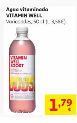Alcampo VITAMIN WELL Agua vitaminada oferta