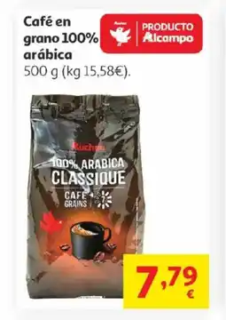 Alcampo Café en grano 100% arábica oferta