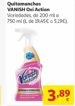 Alcampo VANISH Quitamanchas Oxi Action oferta