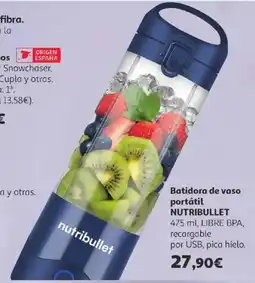 Alcampo NUTRIBULLET Batidora de vaso portátil oferta