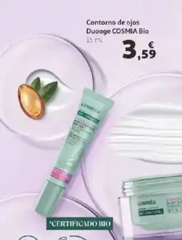 Alcampo COSMIA Contorno de ojos Duoage Bio oferta