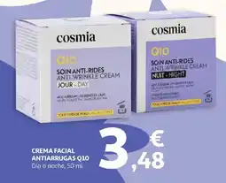 Alcampo Crema facial antiarrugas q10 oferta