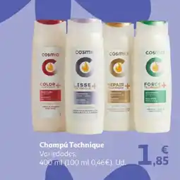 Alcampo Champú Technique oferta