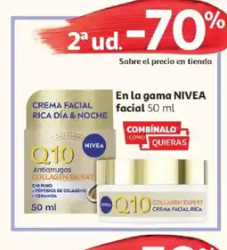 Alcampo NIVEA En la gama facial oferta
