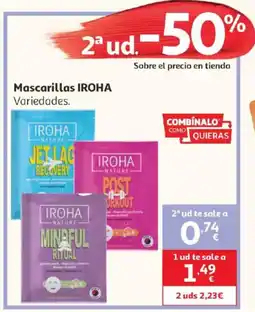 Alcampo IROHA Mascarilla oferta