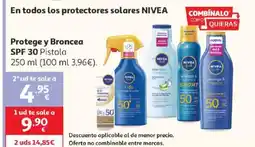 Alcampo NIVEA En todos los protectores solares oferta