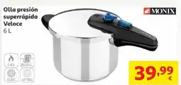 Alcampo MONIX Olla presión superrápida Veloce oferta