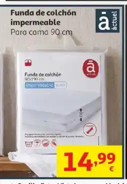 Alcampo Funda de colchón impermeable oferta