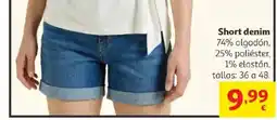 Alcampo INEXTENSO Short denim oferta