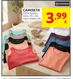 Alcampo INEXTENSO Camiseta oferta