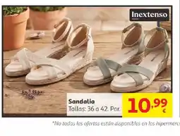 Alcampo INEXTENSO Sandalia oferta