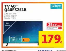 Alcampo QILIVE TV 40" Q40FS251B oferta