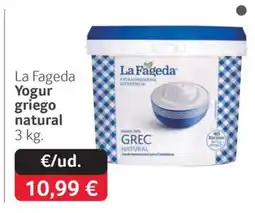 GM Cash & Carry LA FAGEDA Yogur griego natural oferta