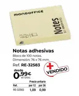 Staples Kalamazoo Notas adhesivas oferta