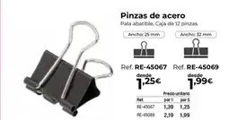 Staples Kalamazoo Pinzas de acero oferta