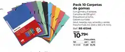 Staples Kalamazoo Pack 10 Carpetas de gomas oferta